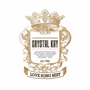 「売り尽くし」ケース無:: Crystal Kay LOVE SONG BEST 初回生産限定盤 2CD 中古CD レンタル落ち