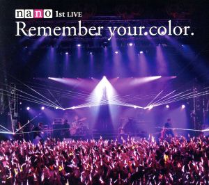 ナノ Remember your color. CD+DVD 初回生産限定盤 中古CD レンタル落ち