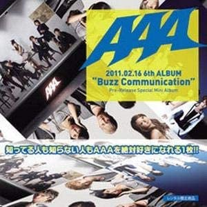 AAA 2011.02.16 6th ALBUM Buzz Communication CD+DVD 中古CD レンタル落ち